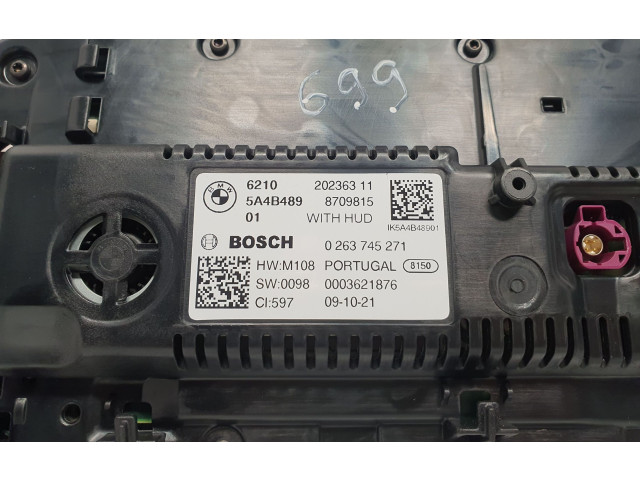 Přístrojová deska  BMW 3 G20 G21 2021 5A4B489, 62105A4B489  