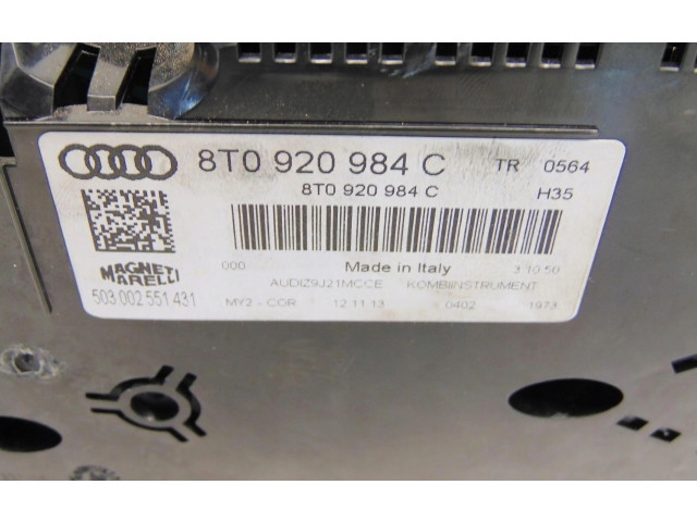 Přístrojová deska  Audi S5 Facelift 2019 8T0920984C  