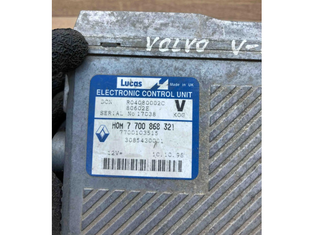 Řídící jednotka 7700868321, 3085430001   Volvo S40, V40 1995