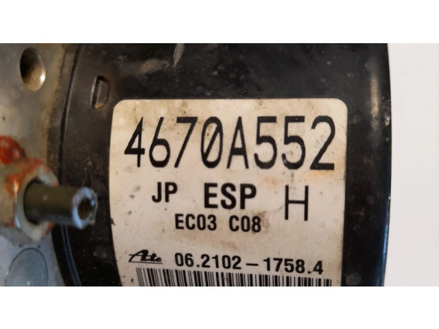 Jednotka ABS 06261336551, 4670A552   Mitsubishi Outlander 2001