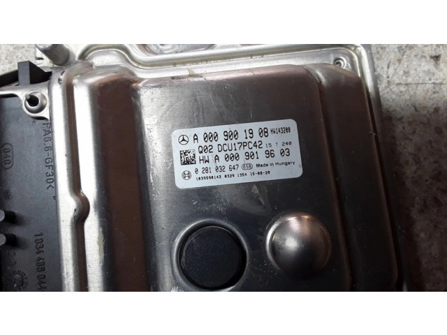 Блок управления двигателем Блок управления A0009001908   Mercedes-Benz E W212