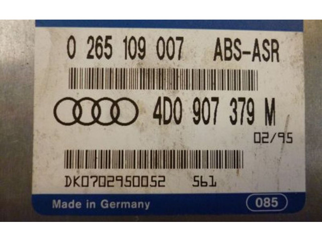 Блок управления АБС 4D0907379M, 0265109007   Audi A4 S4 B5 8D