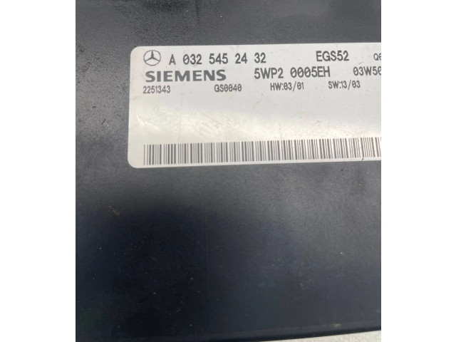 Блок управления коробкой передач A0325452432, 5WP20005EH   Mercedes-Benz C W203