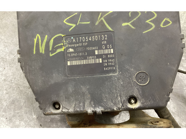 Zámek zadních dveří A0034317012Q05, A1705450132   Mercedes-Benz SLK R170 2000