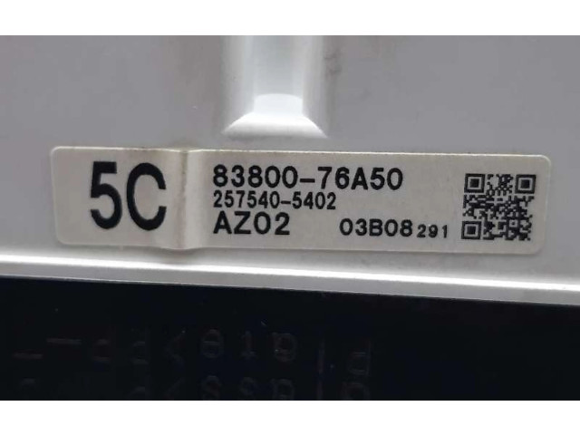 Přístrojová deska  Lexus CT 200H 2018 8380076A50, 2575405402  