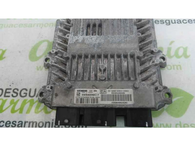 Блок управления двигателя 9648624280, 5WS40068C   Citroen C3 Pluriel