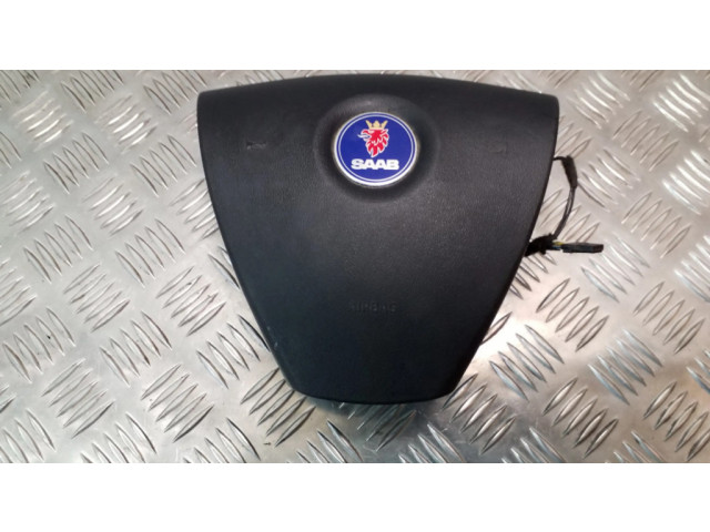 Подушка безопасности водителя 12789426, 600306800E   Saab 9-3 Ver2