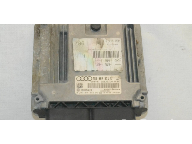 Комплект блоков управления 4G0907311E, 4G0907401   Audi A6 S6 C7 4G