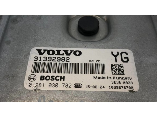 Блок управления двигателя 31392982, 0281030782   Volvo XC60