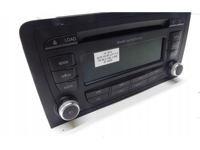 Радио/ проигрыватель CD/DVD / навигация 8P0035195M   Audi A3 S3 A3 Sportback 8P  
