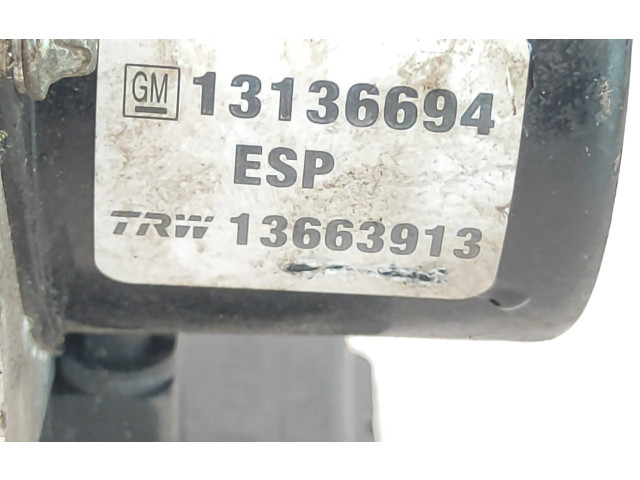 Jednotka ABS 13136694, 13663913   Opel Vectra C 2004