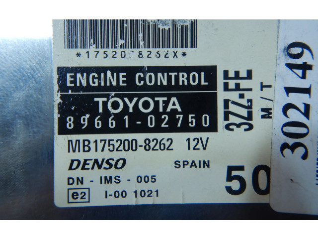 Řídící jednotka 89661-02750, 89661-02750   Toyota Corolla E120 E130 2004