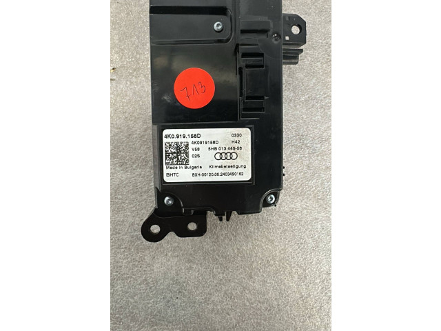 Блок управления климат-контролем 4K0919158D   Audi A6 S6 C8 4K
