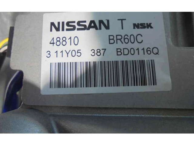    Рулевая рейка 48810BR60C, 311Y05   Nissan Qashqai 2010 - 2014 года