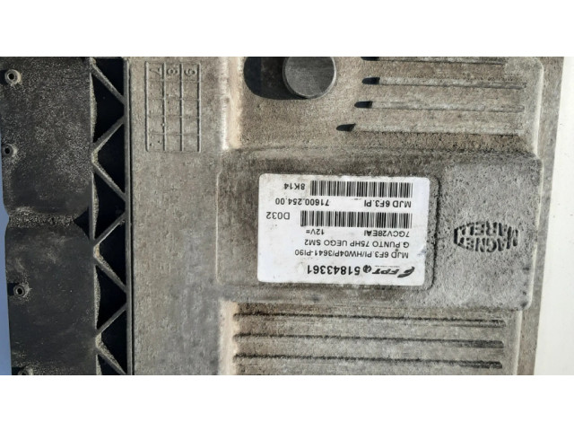 Блок управления двигателя 51843361, MJD6F3PI   Fiat Grande Punto