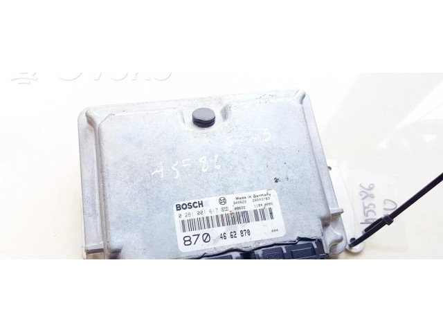 Блок управления двигателя 4662870, 0281001617   Saab 9-3 Ver1