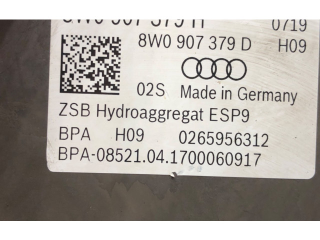 Блок АБС 8W0907379H   Audi  A4 S4 B9 8W  2019 -  года