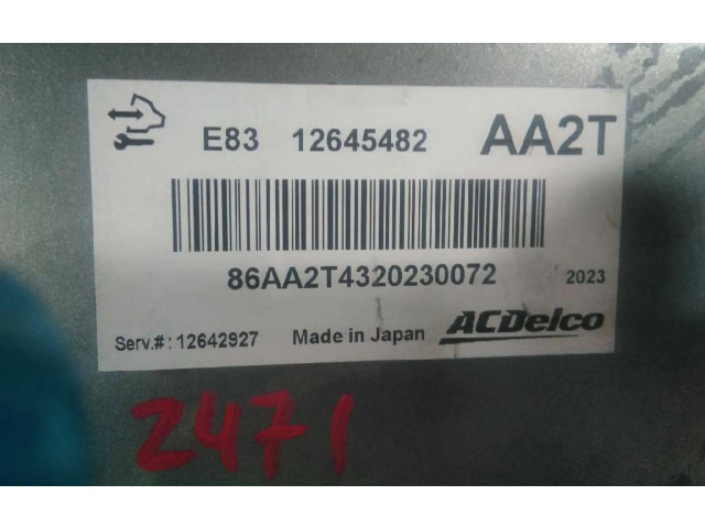 Блок управления двигателем Блок управления 12645482   Chevrolet Astra