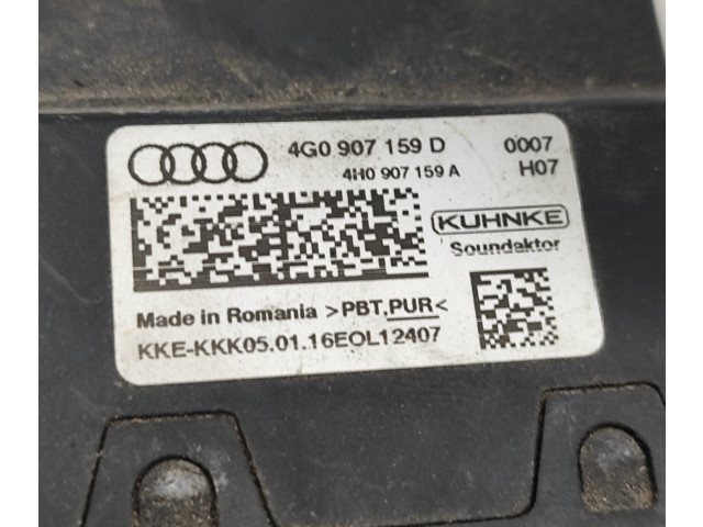 Блок управления климат-контролем 4G0907159D, 4G0907159A   Audi A6 S6 C7 4G
