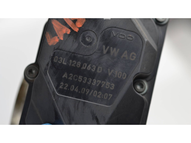 Дроссельная заслонка 03L128063D, A2C53337753    Audi A6 S6 C6 4F