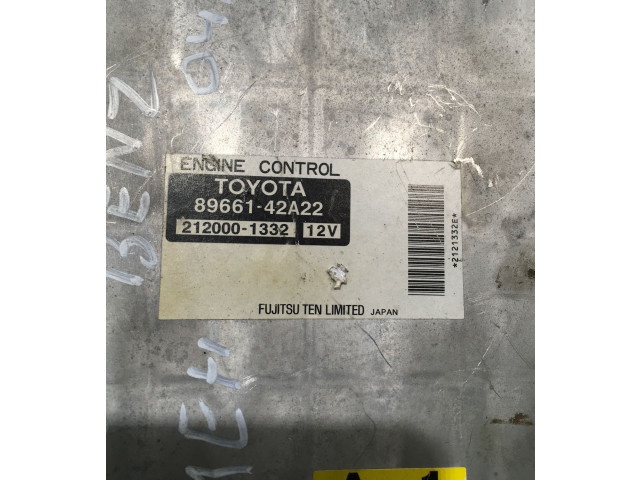 Комплект блоков управления 2120001332, 8966142A22   Toyota RAV 4 (XA20)