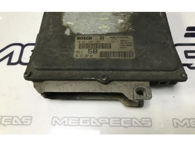 Řídící jednotka 9631528780, 0261204788   Peugeot 106 