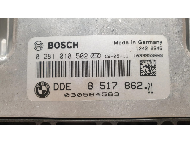 Řídící jednotka 8517862, 0281018502   BMW 3 F30 F35 F31 2013