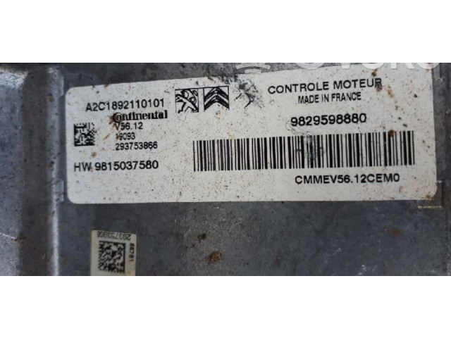 Řídící jednotka 9829598880   Peugeot 2008 I 2019