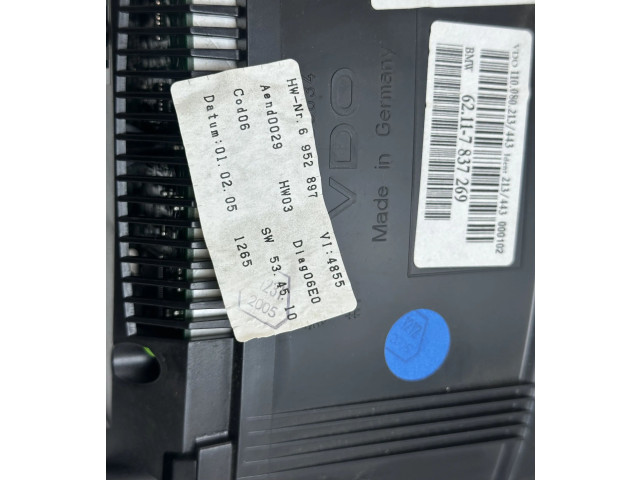 Přístrojová deska  BMW M5 2005 7837269, 6952897  