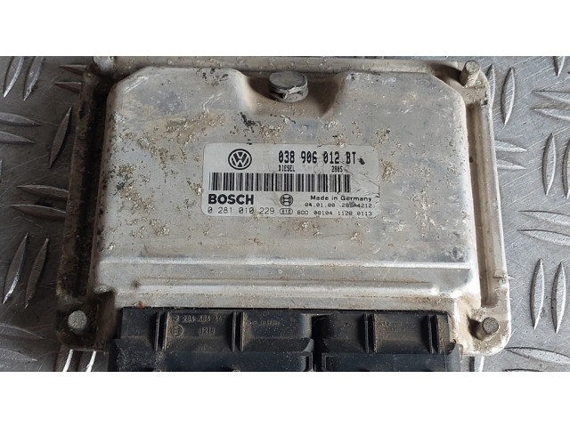 Блок управления двигателя 038906012BT, 0281010229   Seat Toledo II (1M)