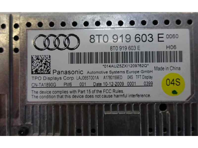 Дисплей    8T0919603E, CNTA1890G   Audi A4 Allroad