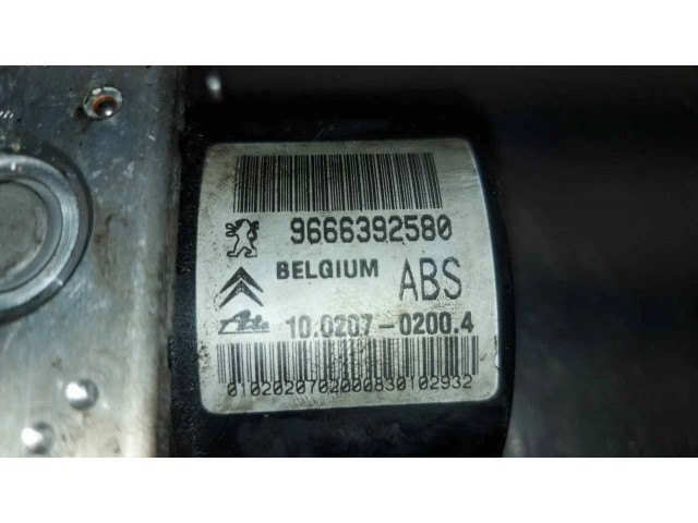 Блок АБС 9666392580   Citroen  C3  2010-2016 года