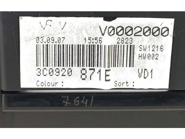 Панель приборов 3C0920871E, A2C53242429   Volkswagen Passat Alltrack       
