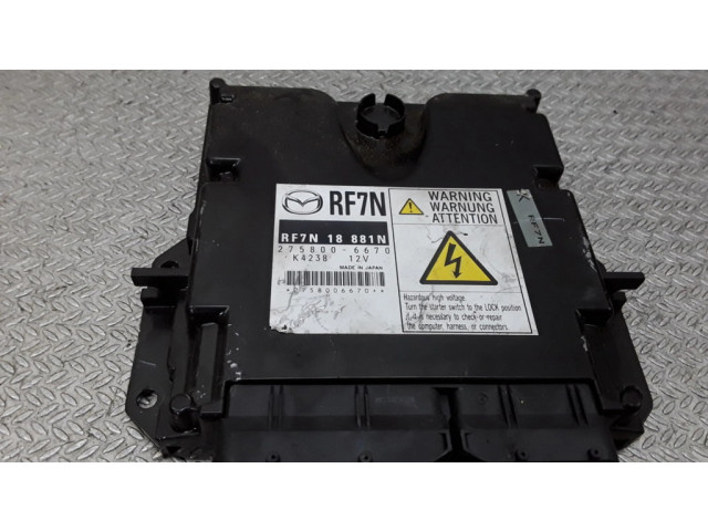 Řídící jednotka RF7N18881N, 2758006670   Mazda 5 2006