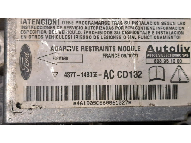 Блок подушек безопасности 4S7T14B056AC, 603951000   Ford Mondeo Mk III