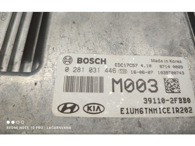 Řídící jednotka 0281031446   KIA Sorento 2016
