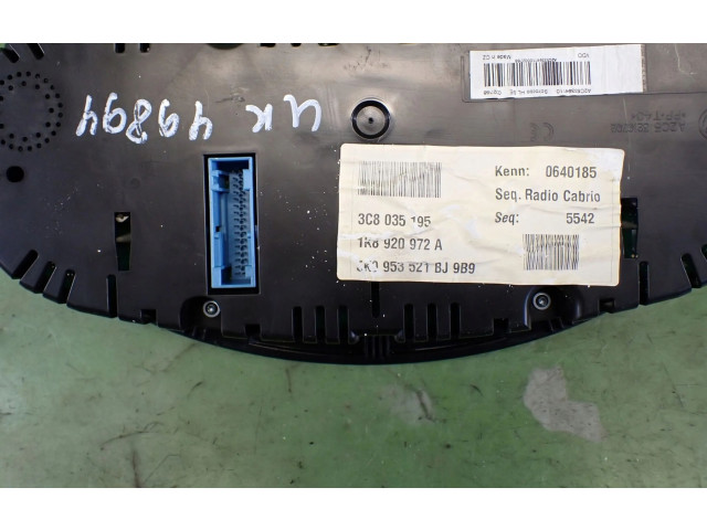 Панель приборов 1K8920972A   Volkswagen Scirocco       