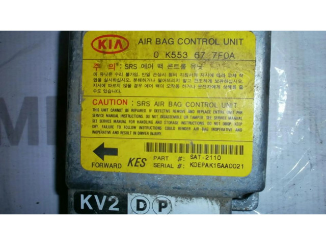 Блок подушек безопасности 0K553677F0A   KIA Carnival