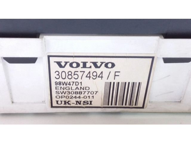 Панель приборов 30857494, SW30887707   Volvo S40, V40       