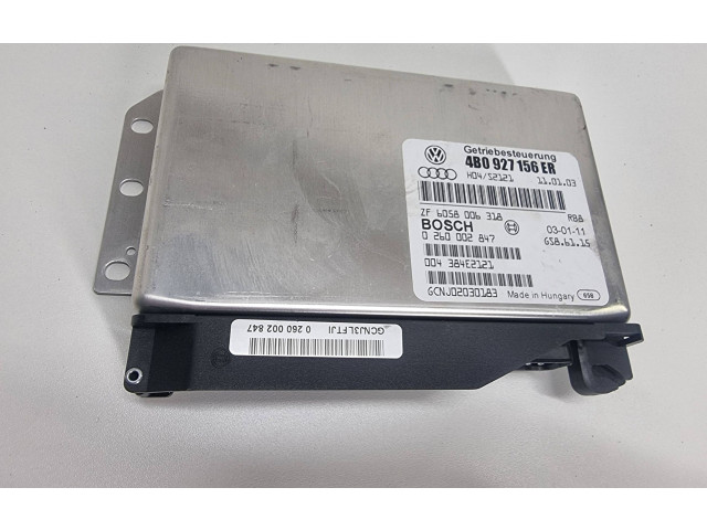 Блок управления коробкой передач 4B0927156ER, 0260002847   Audi A6 S6 C5 4B