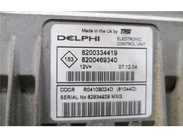 Блок управления 8200334419, 8200469340   Renault Megane II