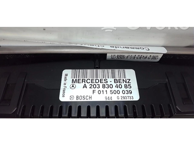 Блок управления климат-контролем 2038304185   Mercedes-Benz CLC CL203
