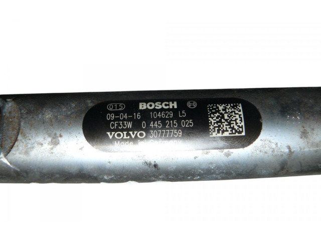Vstřikovací lišta 0445215025, 30777759   Volvo XC60    D 5244 T14 