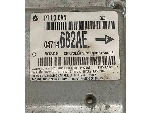 Блок подушек безопасности 04714682AE, 0285001805   Chrysler PT Cruiser