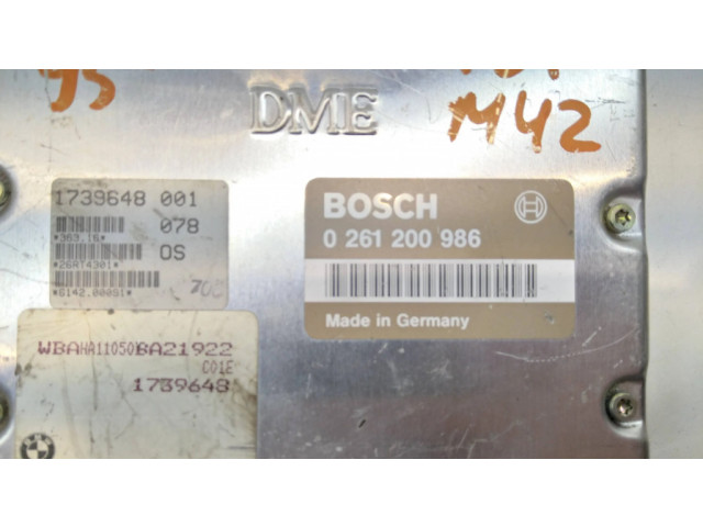 Řídící jednotka 0261200986, 1739648   BMW 5 E34 1993