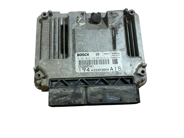 Řídící jednotka 55202701, 0281012149   Fiat Croma 2007