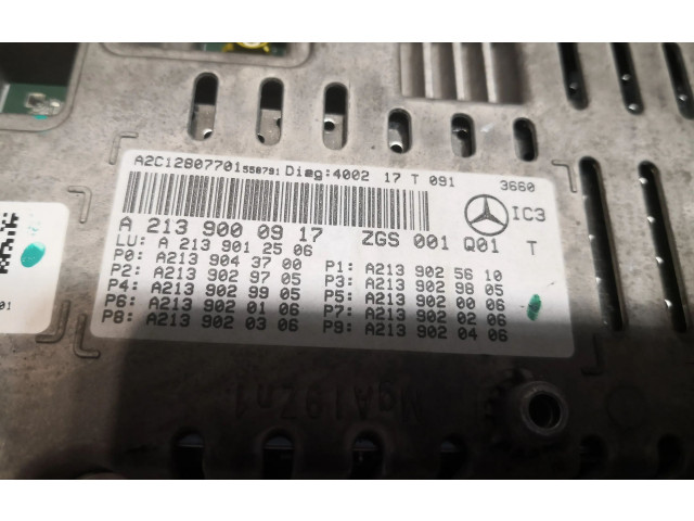 Přístrojová deska  Mercedes-Benz E W213 2017 2139000917, A2139000917  