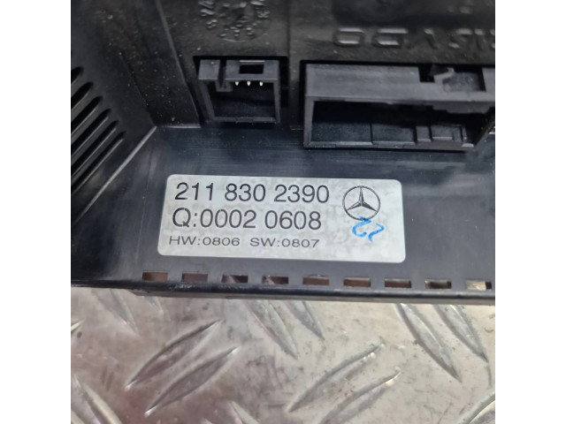 Блок управления климат-контролем 2118302390, 00020608   Mercedes-Benz E W212