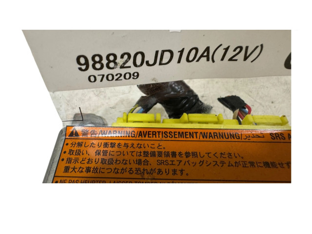 Блок подушек безопасности 98820JD10A, 070209   Nissan Qashqai