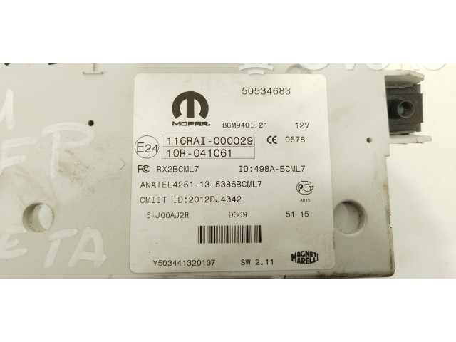Pojistková skříňka Řídící jednotka BSM 50534683   Alfa Romeo Giulietta 2015